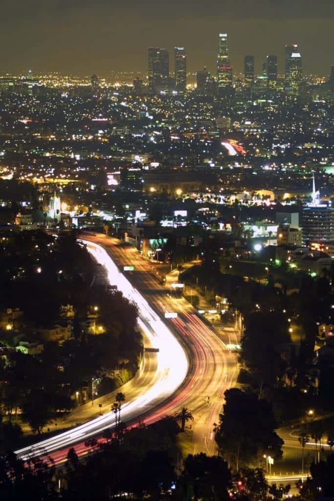 Los angeles, regalo de los freeways