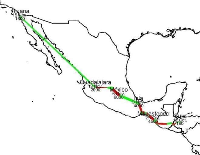 La caravana migrante: otra mentira de trump