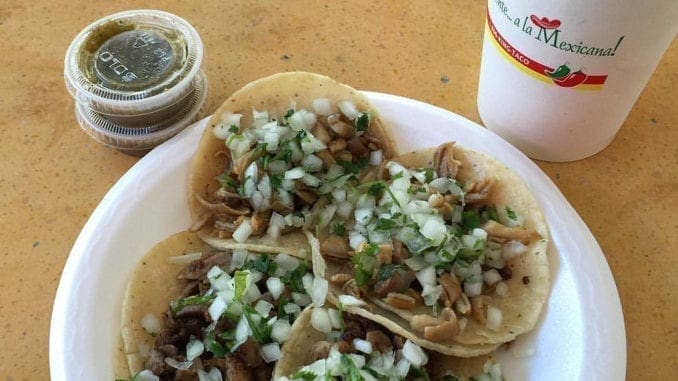 Buche and Suadero Tacos King Taco Pasadena