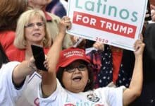Votantes latinos por Trump
