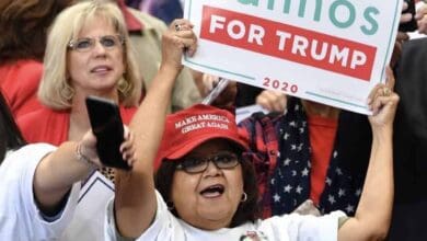 Votantes latinos por Trump