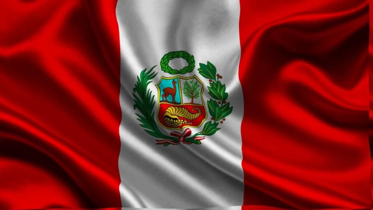 Bandera del Peru Pedro Castillo