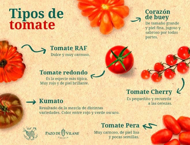 el tomate en las comidas