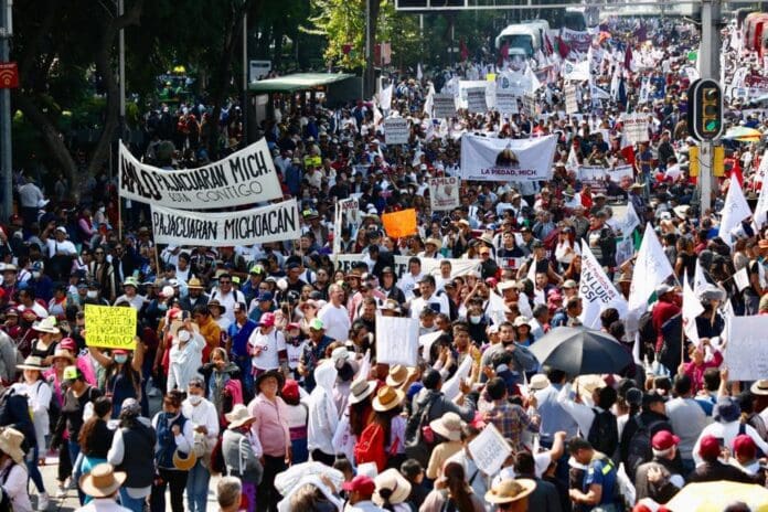 marcha ciudad de Mexico