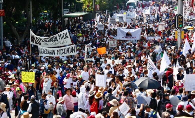 marcha ciudad de Mexico