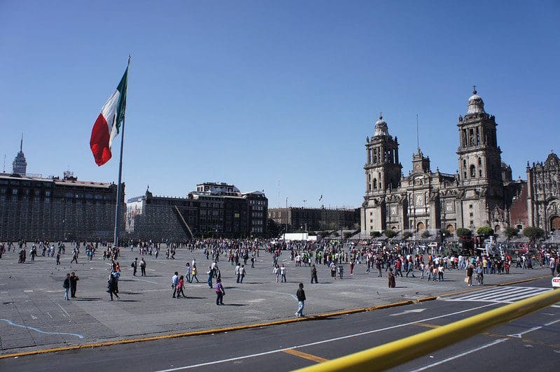 protesta en el Zócalo