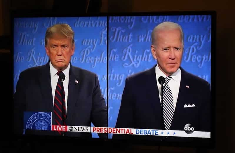 entre Biden y Trump