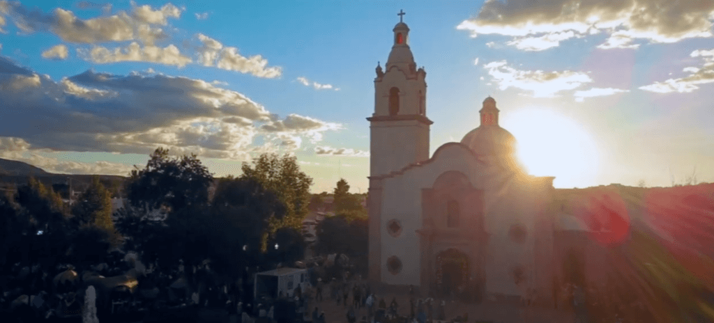 La iglesia de Magdalena, México